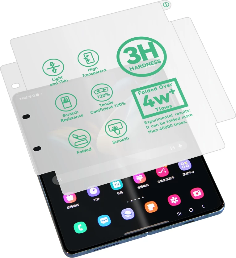 Film mbrojtës Wozinsky Invisible për Google Pixel Fold, i tejdukshëm
