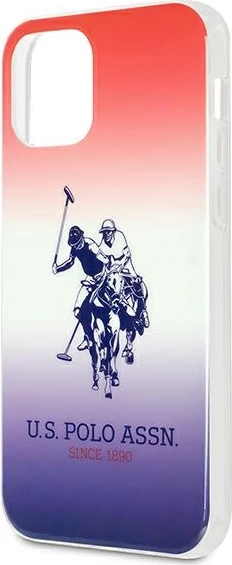 Mbështjellës U.S. Polo Assn. USHCP12LPCDGBR për iPhone 12 Pro Max, Gradient, Kuqe/Blu