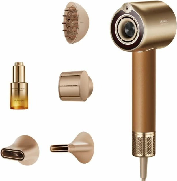 Tharëse flokësh DREAME Miracle Pro AHX30 1600W 130000RPM 5 aksesorë magnetik, gold