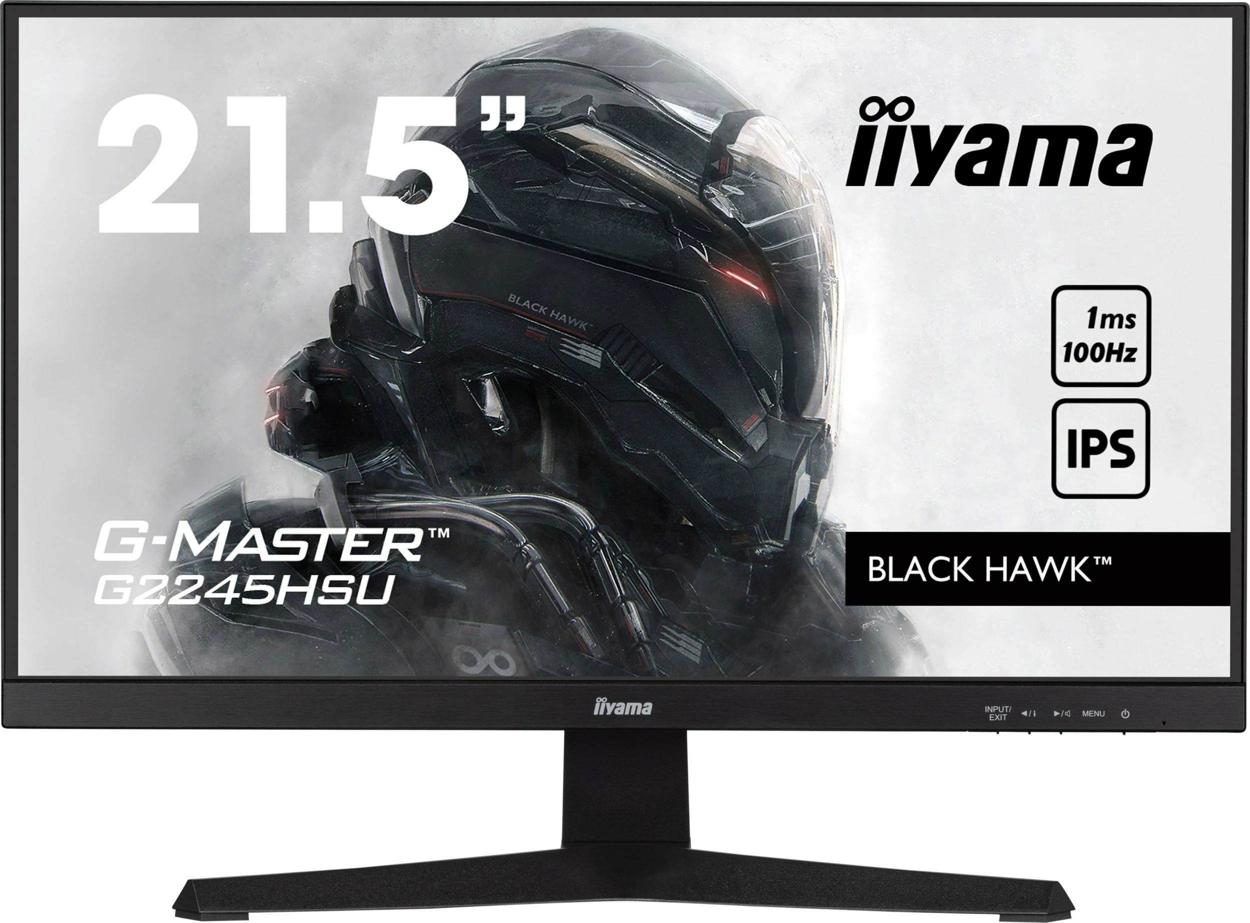 Monitor gaming iiyama G-Master G2245HSU-B2 21.5\" IPS Full HD 100Hz 1ms Adaptive-Sync, i zi