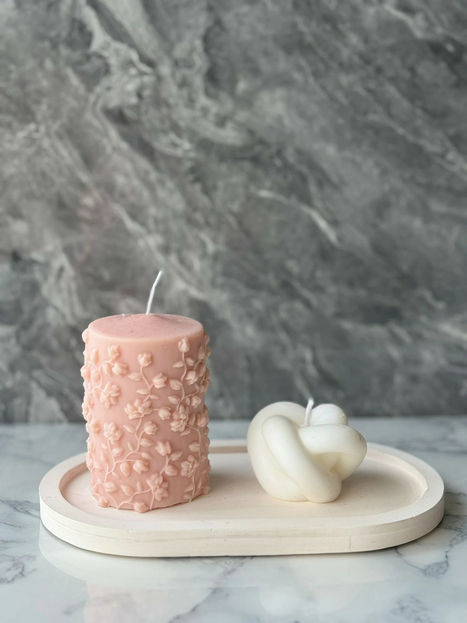 Set qirinjsh dekorativ (3 copë), Evila Originals, Glamour Candle 41ST