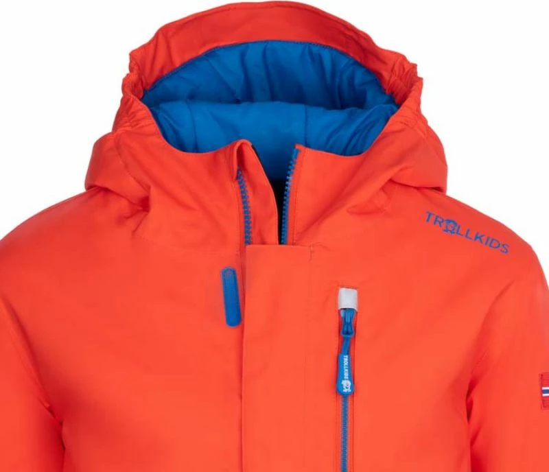 Jakne për fëmijë Trollkids, portokalli/navy