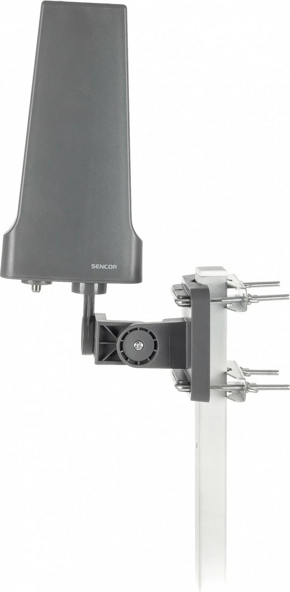 Antenë e jashtme Sencor SDA 502, DVB-T2/T, 20dB, 75 Ohm, Gri