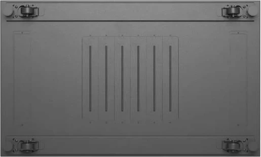 Shafë rack LANBERG 19" 42U 600x1000, derë e përparme me xham, e zezë