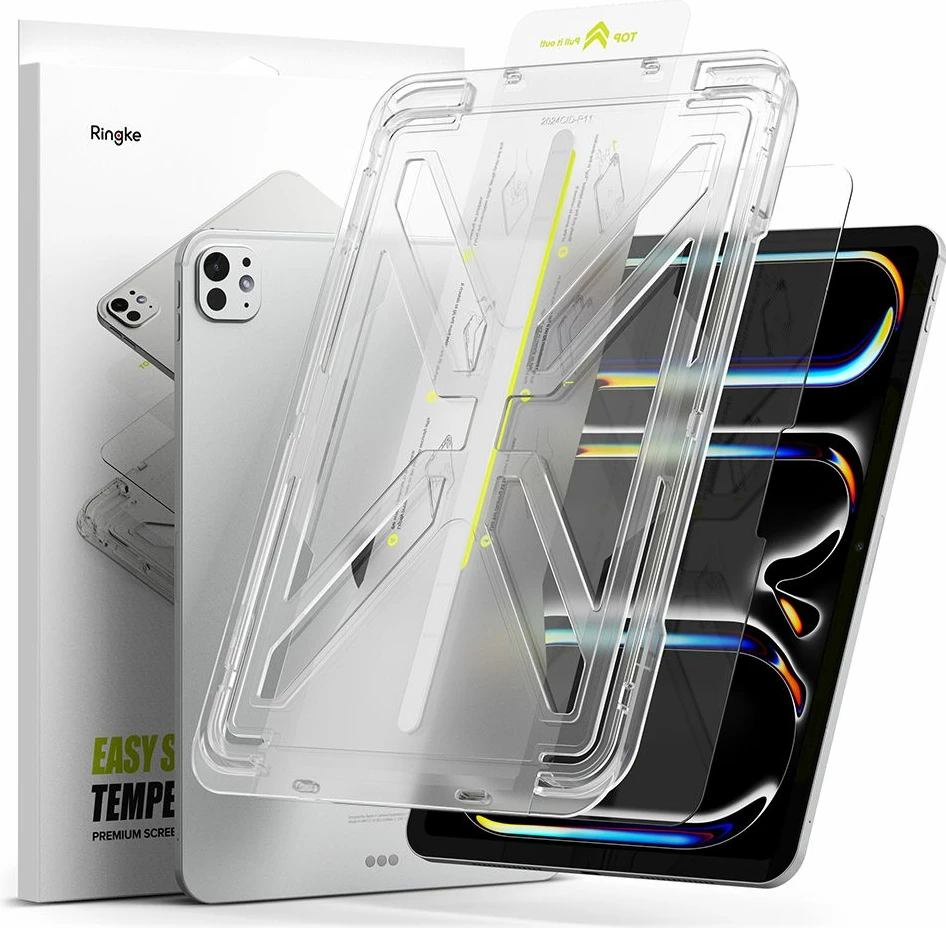Xham i temperuar për ekran Ringke Easy Slide për iPad Pro 11" (2024, 5th Gen), Transparent