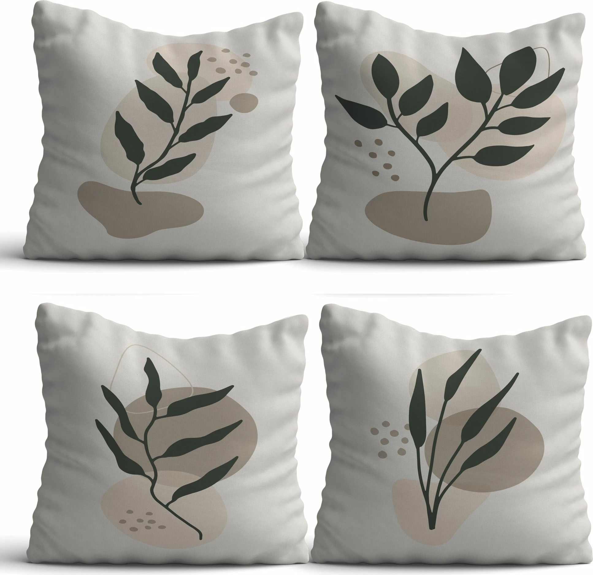 Set jastëkësh dekorativ (4 copë), dizajn Aberto, ASR-plw4 - 15