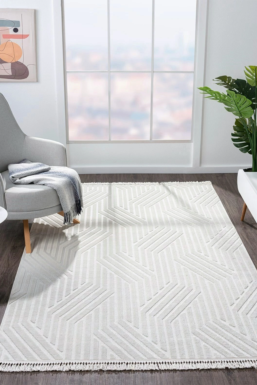 Qilim i bardhë 120x180, Conceptum Hypnose, Sosa 9001