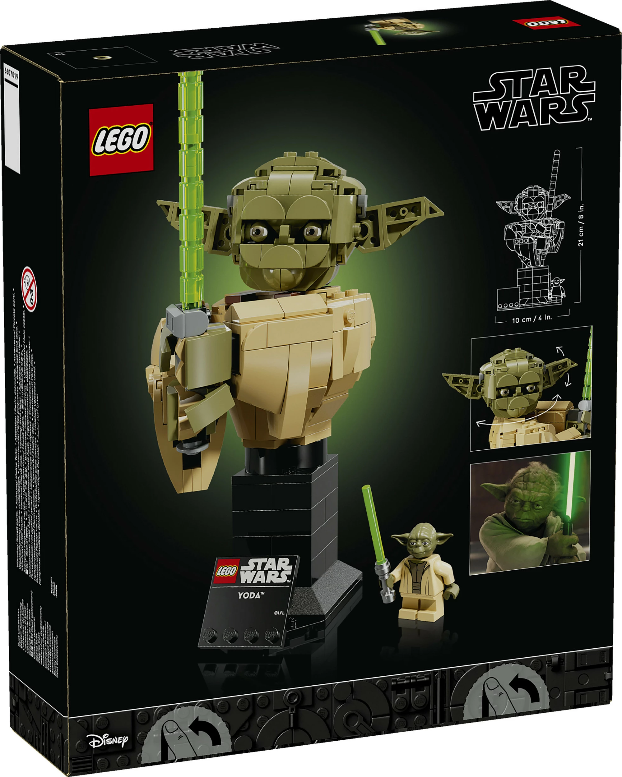 Set ndërtimi LEGO Star Wars 75438 Yoda, 399 pjesë, multikolor