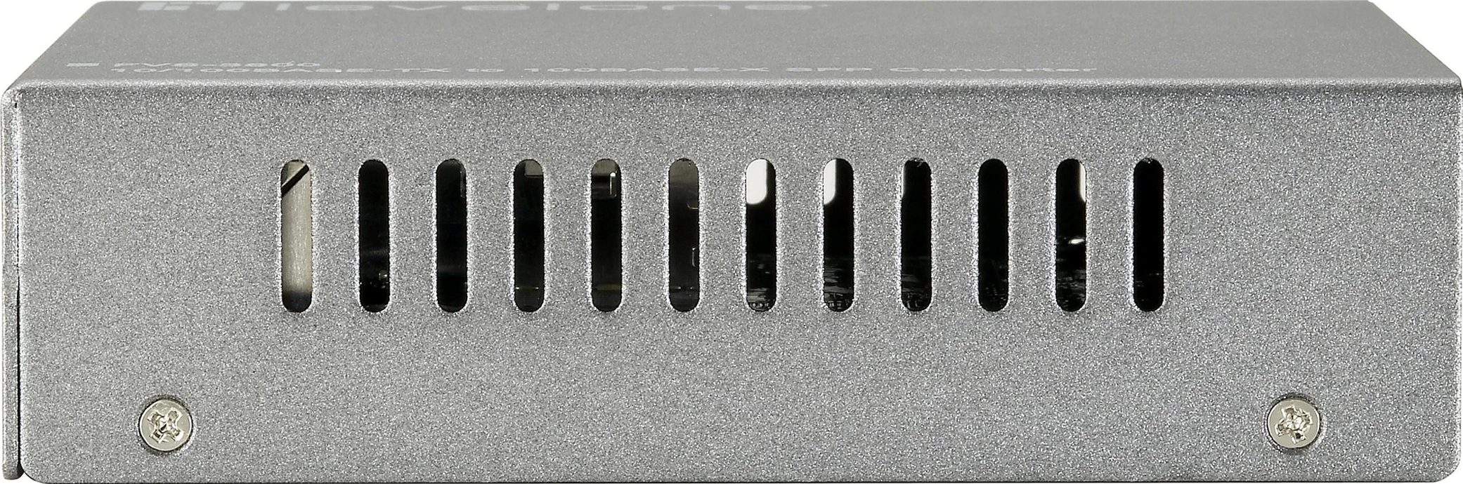 Konvertues media LevelOne RJ45 në SC, Fast Ethernet, Single-Mode Fiber, 20km, Gri