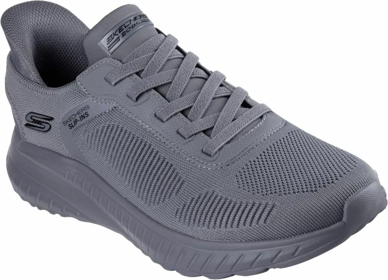 Atlete meshkuj Skechers BOBS Squad Chaos Solid Step, gri