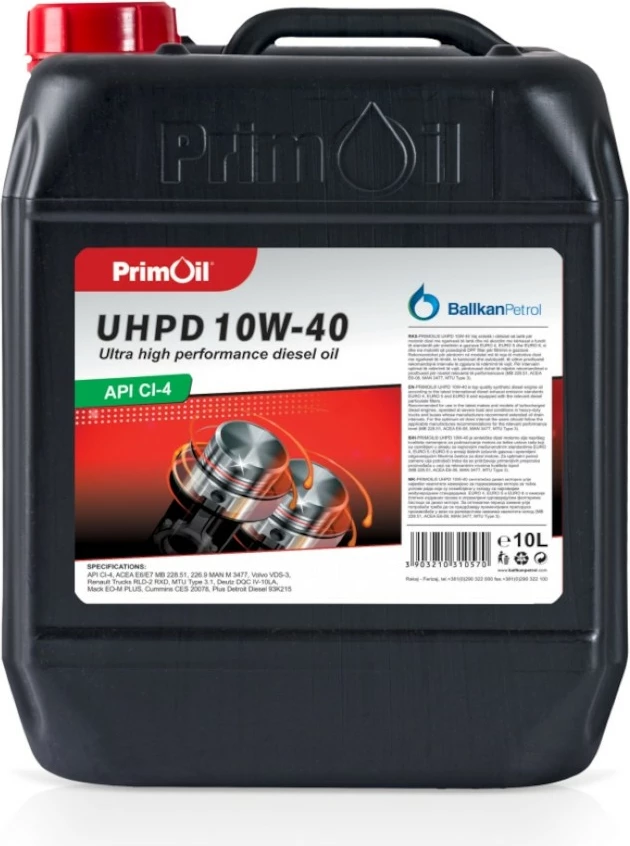 Vaj Primoil 10w-40 Uhpd 10l