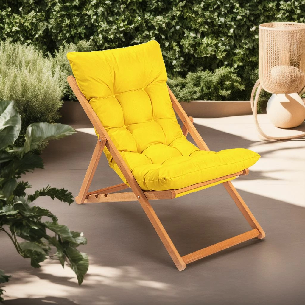 Karrige kopshti Hanah Home, My006, e verdhë, natyrale