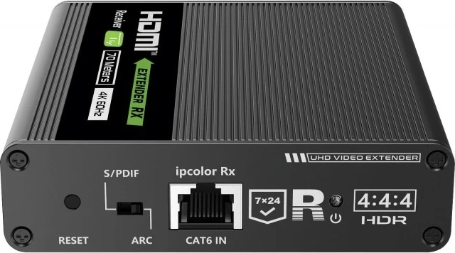 Pajisje zgjatëse HDMI 4K Techly, e zezë