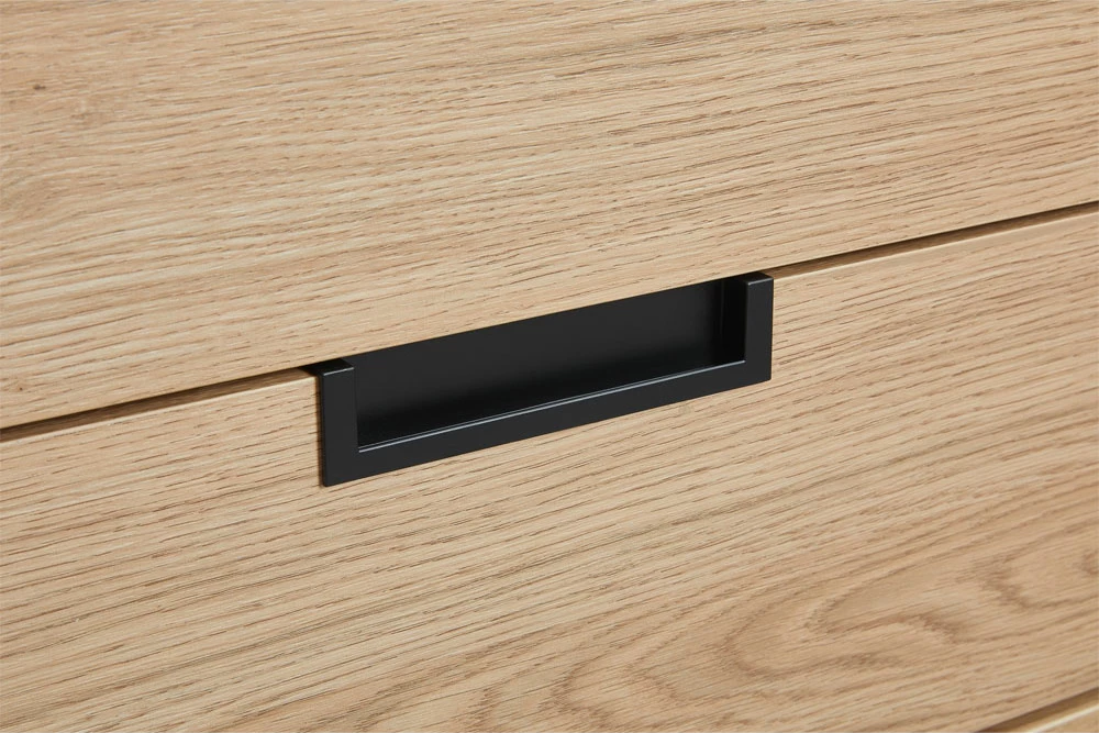 Komodinë NEON me 2 sirtarë, natyrale, 58x39x55