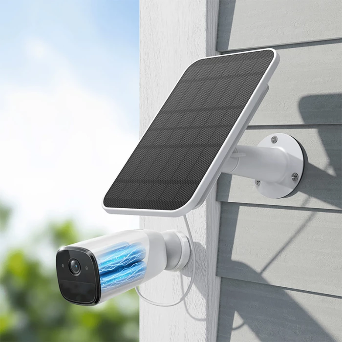 Kamerë sigurie Eufy SoloCam C210 (E8B00324) 2K Wi‑Fi IP67 me panel solar, e bardhë