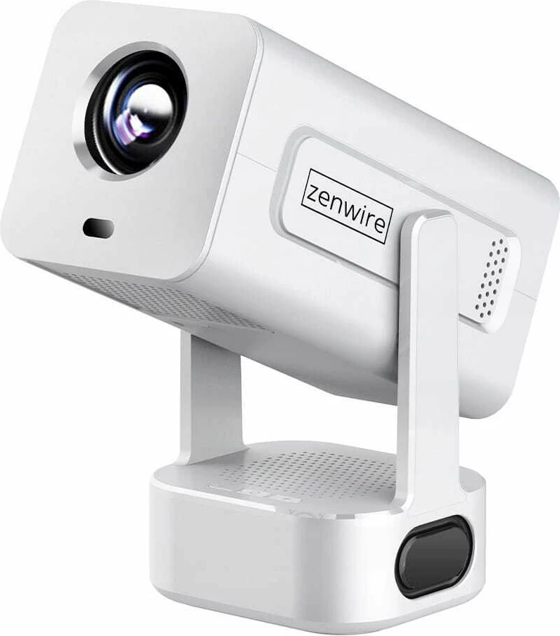 Projektor Zenwire PrimeView IMC360 Full HD, Android 13, WiFi 6, Bluetooth 5.2, 400 ANSI lm, me telekomandë, i bardhë