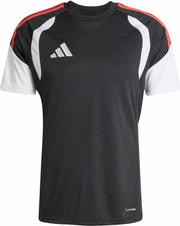 Fanellë futbolli adidas për meshkuj, e zezë e bardhë e kuqe [Madhësia: M]
