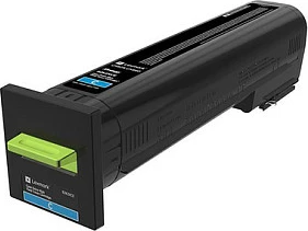 Toner Lexmark 82K2XCE, XL High Yield, Cyan, për CX825/CX860