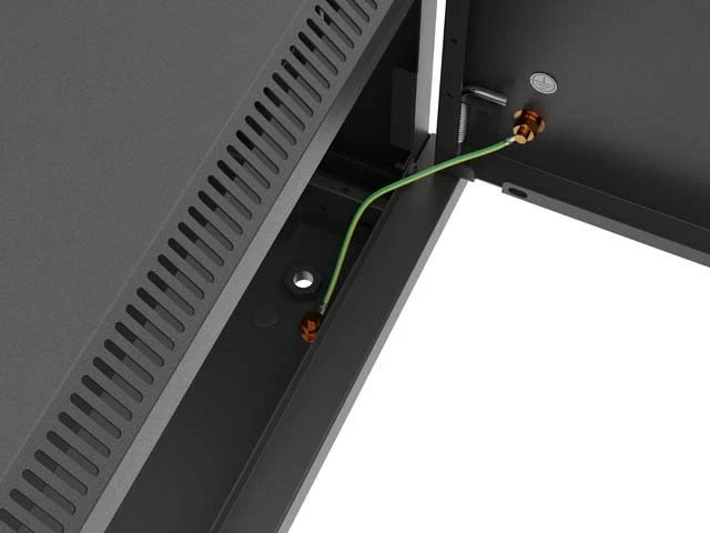 Kasë rack LANBERG 19" 4U, 600x600mm, e zezë, derë metalike