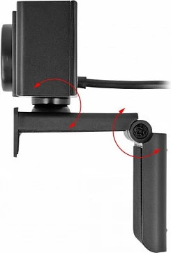 Webkamerë DeLOCK USB UHD 4K 30fps, 8MP, 110°, me mikrofon dhe tripod, e zezë