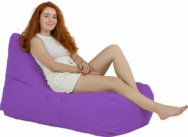 Puf kopshti, ngjyrë vjollcë, Atelier del Sofa, Trendy Comfort Bed Pouf