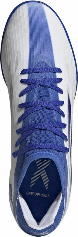 Atlete futbolli për meshkuj adidas X Speedflow.3, të bardha me blu