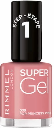Llak për thonj Rimmel Super Gel 035 Pop Princess Pink për femra 12ml
