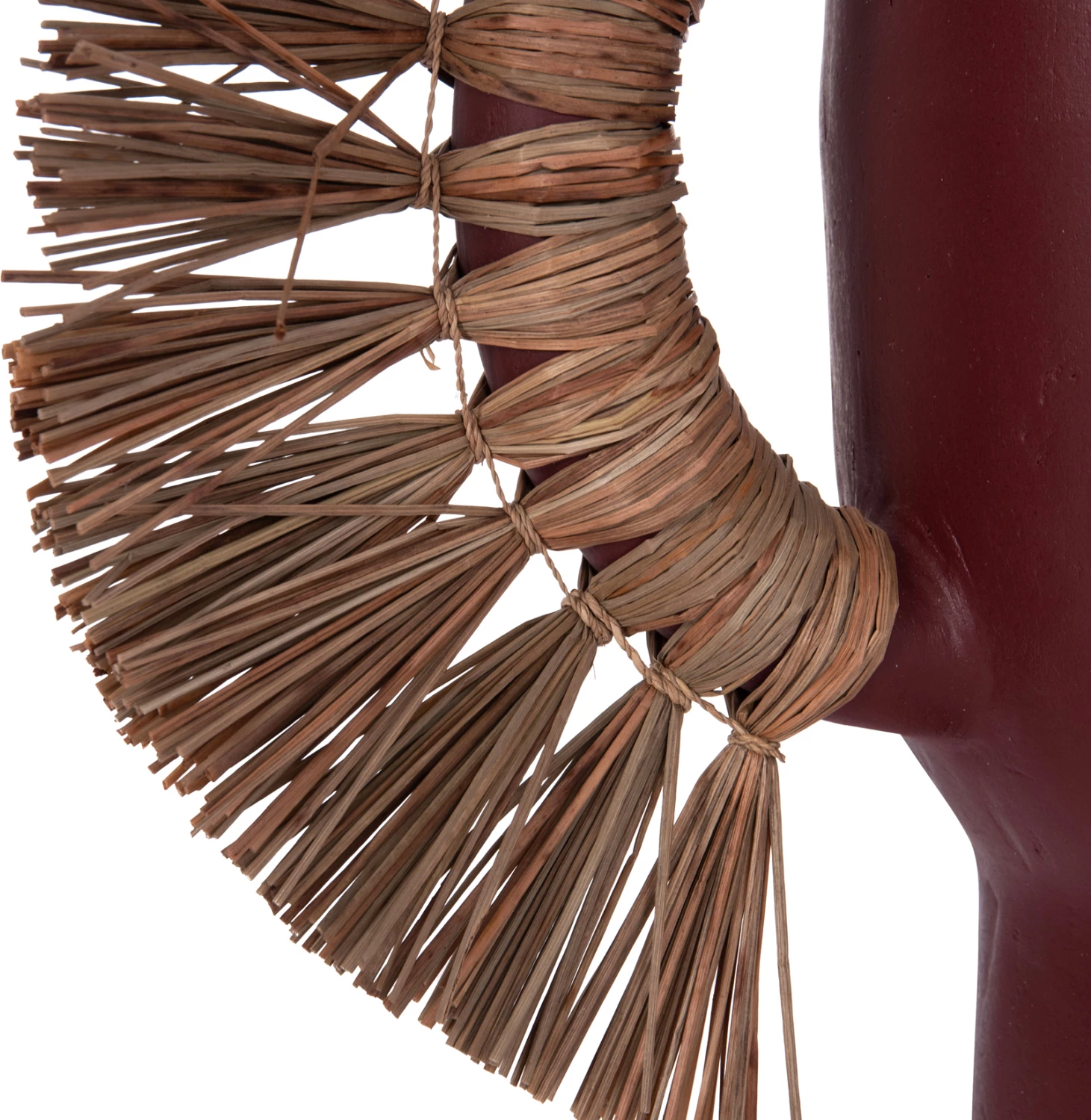 Vazo dekorative tavoline ALICA, terrakotë, ngjyrë kafe e errët, 64x22x38cm