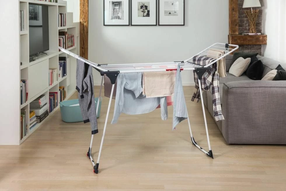 Tharëse rrobash Vileda King 20 m, 20 kg, 174x57x91 cm, e bardhë