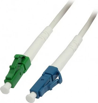 Kabllo fibër optike Synergy21 LWL patchcord 5 m, LC-LC APC, 9/125µm, G657.A2, e bardhë