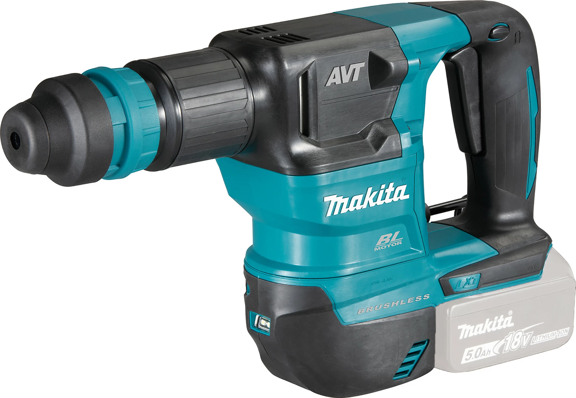 Çekiç elektrik Makita DHK180ZJ, SDS, pa kabllo, zi/gjelbër