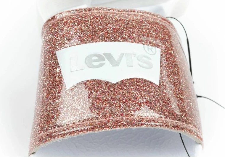 Shapka fëmijësh Levi's Pool S Mini, rozë me shkëlqim