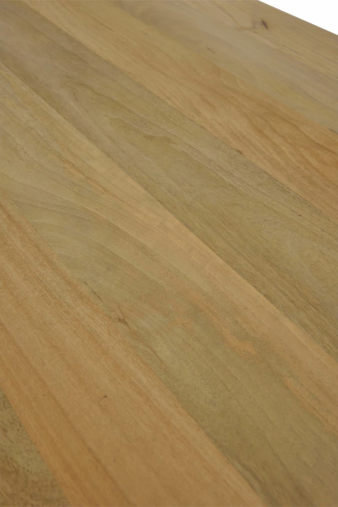 Tavolinë kafeje Spiral, dru mango natyral, 130x70x45cm