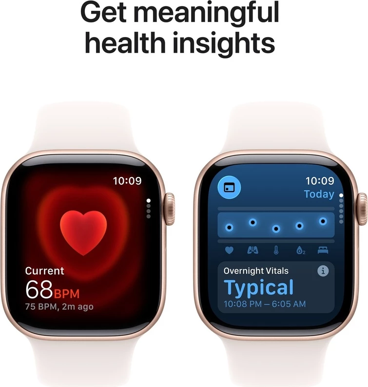 Apple Watch S11 42mm GPS Rose Gold S/M Light Blush Sport Band