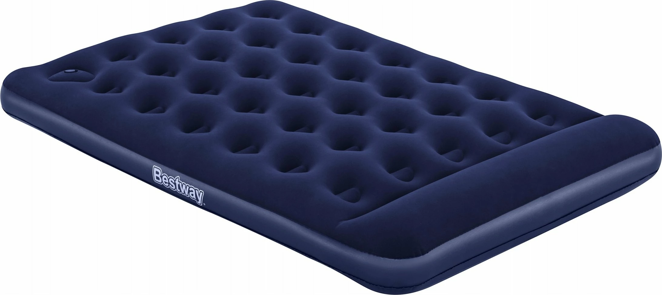 Dyshek ajri dopio Bestway 67225 191x137x28 cm, me pompë këmbë, blu