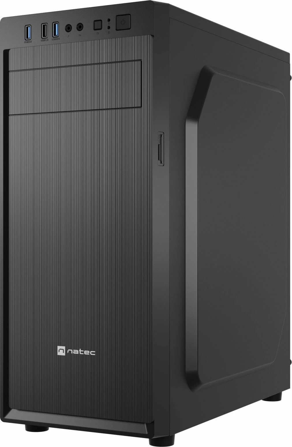Kasë Natec Aracanta NPC-2326 Midi Tower ATX/Micro ATX/Mini-ITX, pa PSU, pa dritare, e zezë
