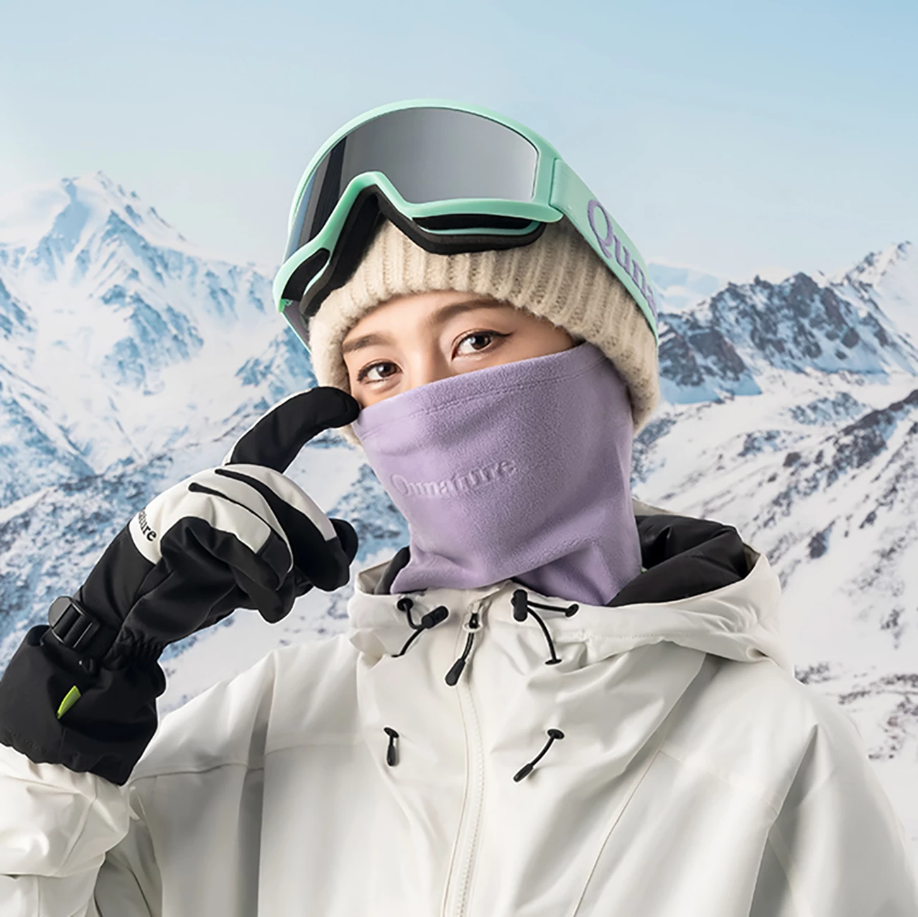 Shall ski Qunature Oli, L, rozë