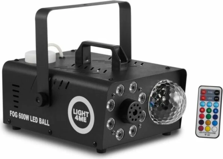 Makineri tymi me dritë LED Light4Me FOG 600W, e zezë