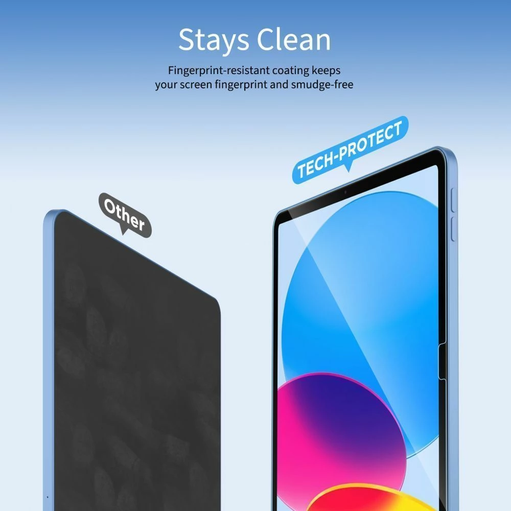 Xham mbrojtës Tech-Protect Glass Fit+ për Lenovo Tab Plus 12.1 TB-361, 0.3mm, 9H, 2 copë