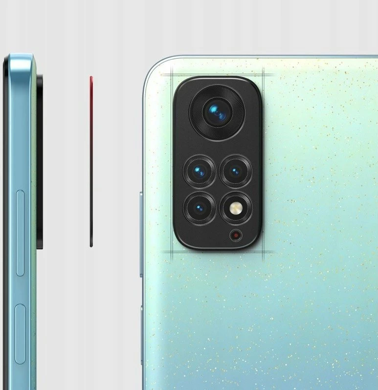 Mbrojtëse paneli kamere Ringke Styling për Redmi Note 11, alumin, e zezë