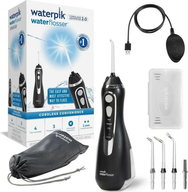 Irigator dhëmbësh Waterpik WP-582, 207ml, 5 koka, i zi