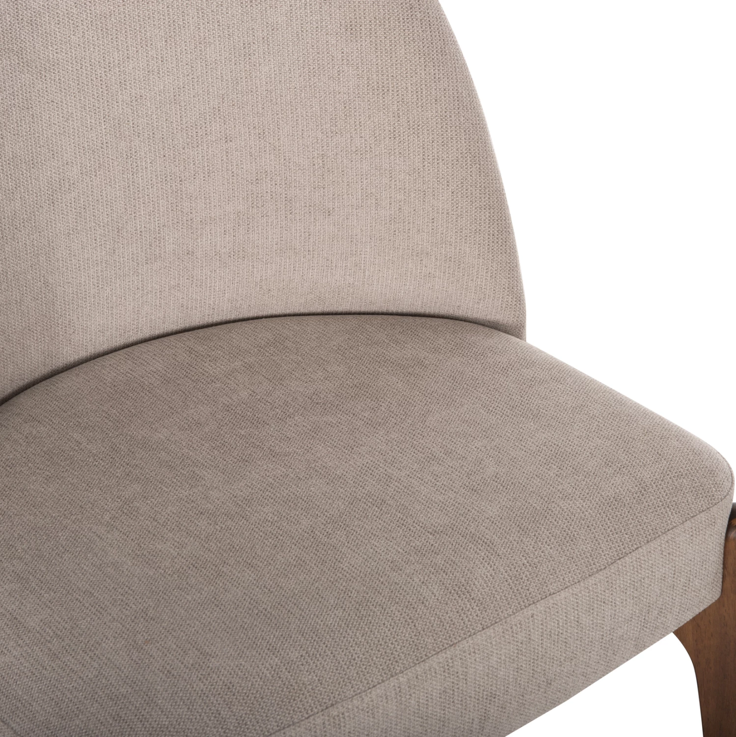 Karrige ngrënieje RAMMER FH9744.02 dru gome, ngjyrë arre, pëlhurë ecru, 57x55x86H cm., set prej 2 copë