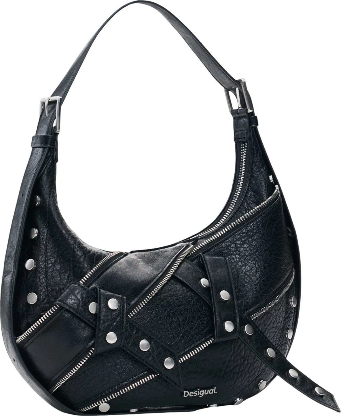 Çantë krahu për femra Desigual Centella Calgary 2.0 26WAXP28, e zezë
