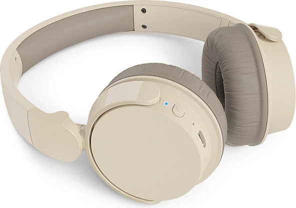 Kufje wireless Philips TAH3209BG/00, Bluetooth 5.3, 25h bateri, USB-C, bezhë