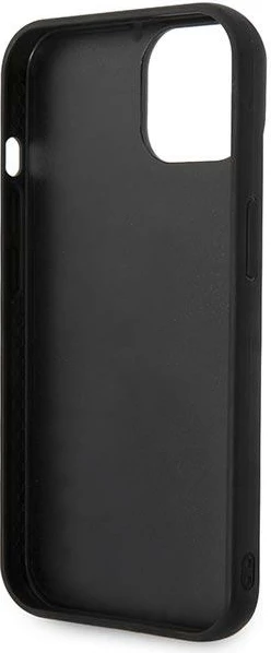 Mbështjellës Karl Lagerfeld KLHCP14SPSQAK për iPhone 14, 6.1", hardcase, i zi