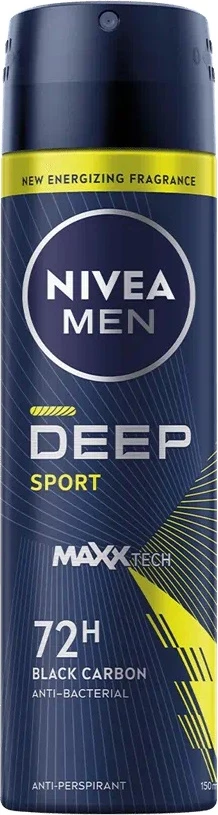 Deodorant spray për meshkuj Nivea Deep Sport 150ml