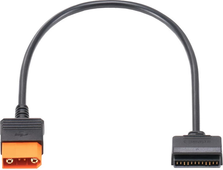 Kabllo karikimi e shpejtë DJI SDC CP.DY.00000046.01, 200 W, 40 cm, për Inspire 3, e zezë