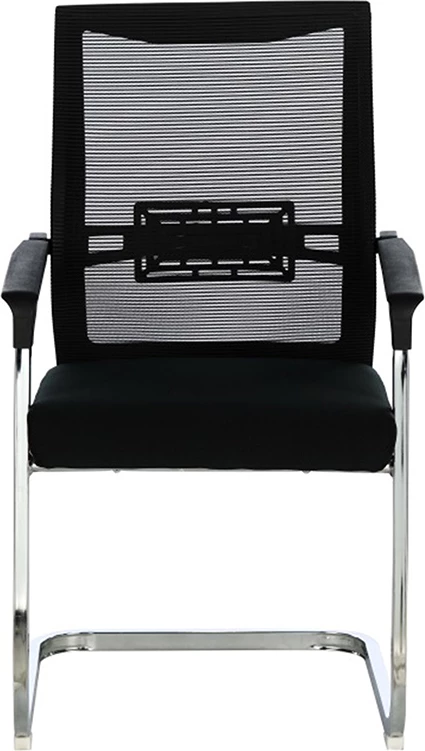 Karrige vizitori për zyre, kromatike,, metalike-me rrjetë, e zezë