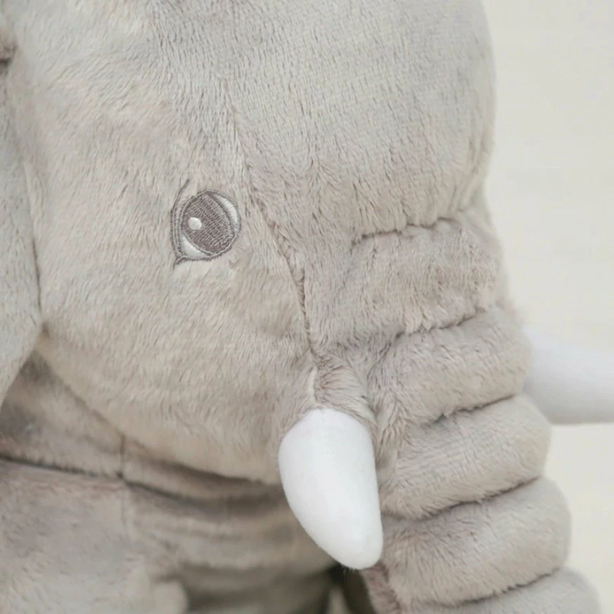 Jastëk lodër pelushi elefant, Gotel B48L, 70 cm, gri