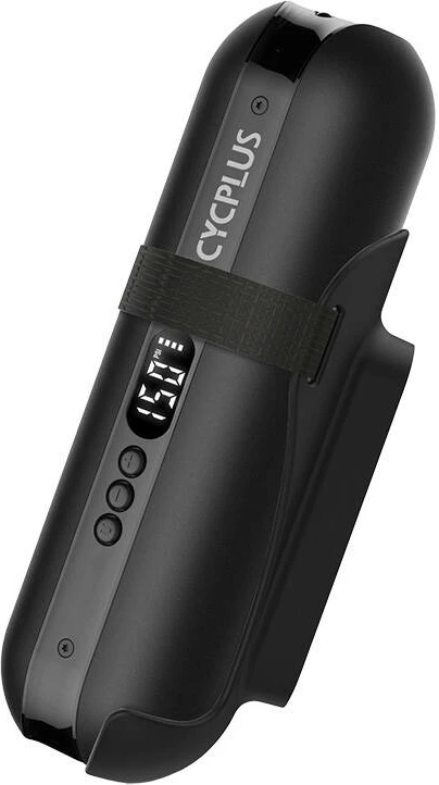 Pompë ajri elektrike Cycplus A2, multifunksionale, 150 psi, Powerbank, Dritë LED, e zezë